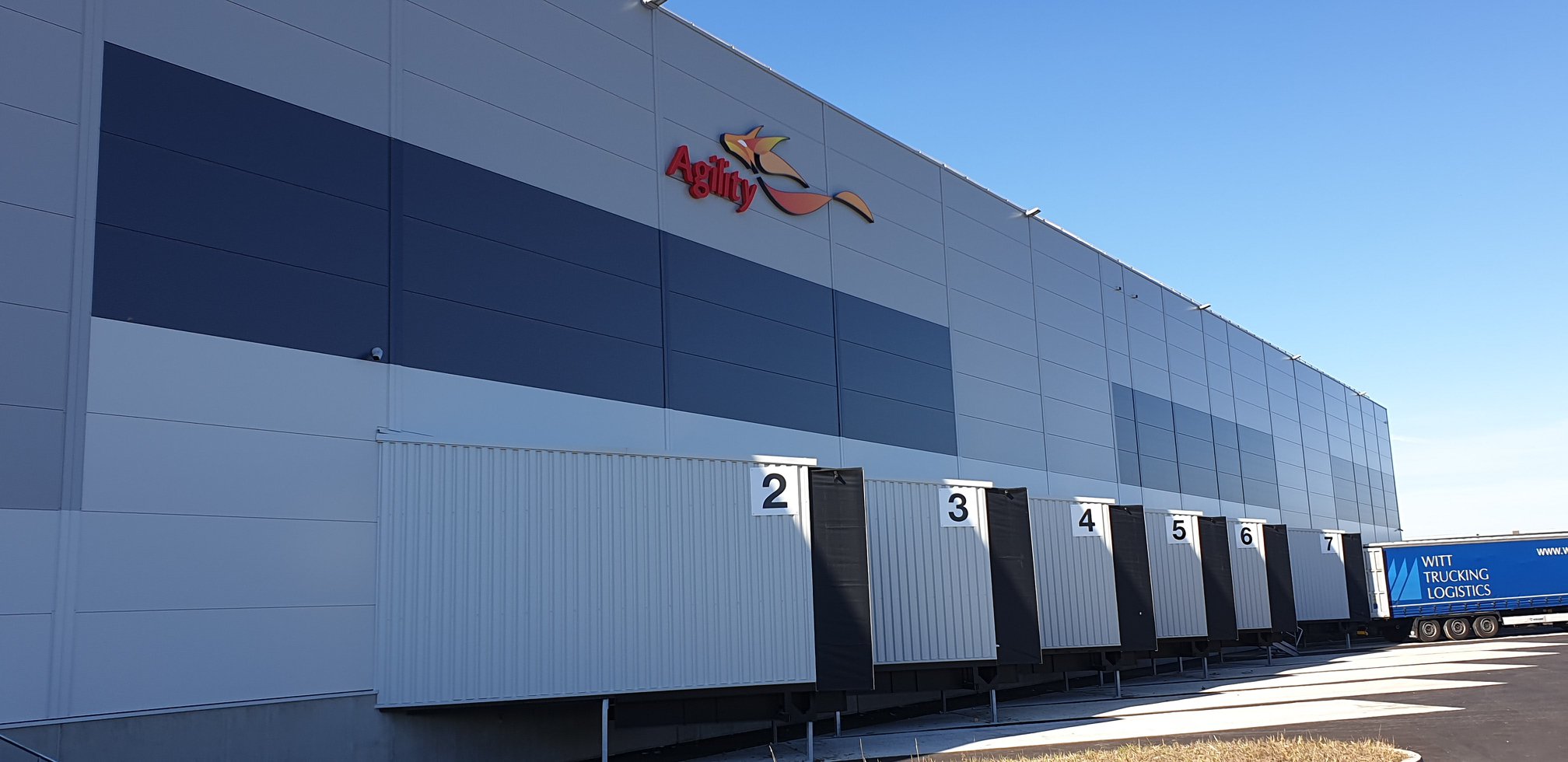 Inauguration du nouveau centre logistique Agility à Blotzheim (68)