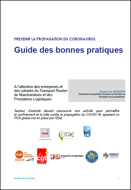 Guide paritaire des bonnes pratiques en TRM et logistique