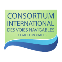 Logo du Consortium international des voies navigables et multimodales