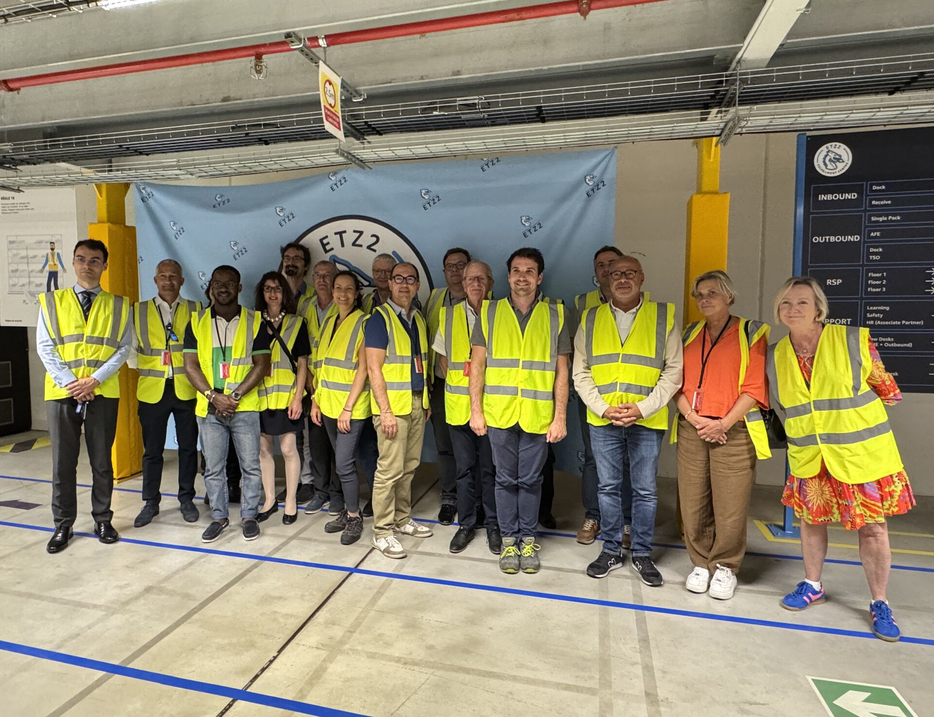 Les membres de l'ORT&L ont eu la chance de visiter la plateforme logistique ultra-moderne d'Amazon à Augny suite à l'AG du 25 juin 2025